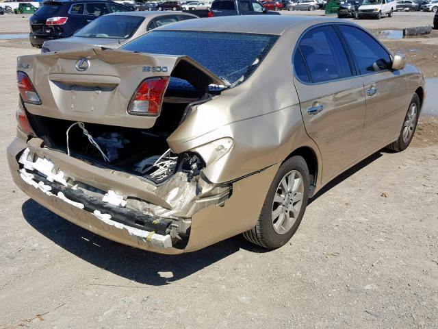 JTHBF30G930120856 - 2003 LEXUS ES 300 TAN photo 4