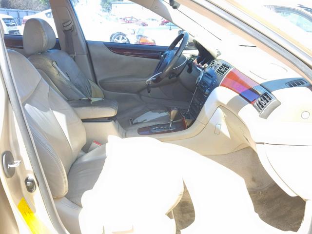 JTHBF30G930120856 - 2003 LEXUS ES 300 TAN photo 5