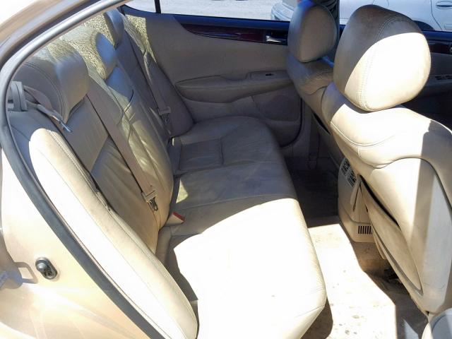 JTHBF30G930120856 - 2003 LEXUS ES 300 TAN photo 6