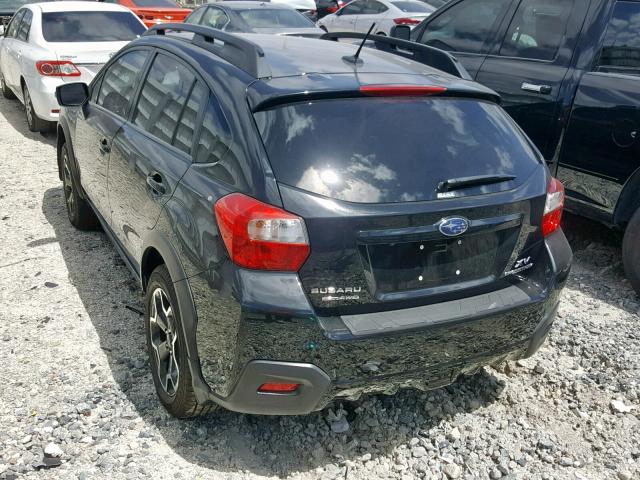 JF2GPAMC5F8327493 - 2015 SUBARU XV CROSSTR BLACK photo 3