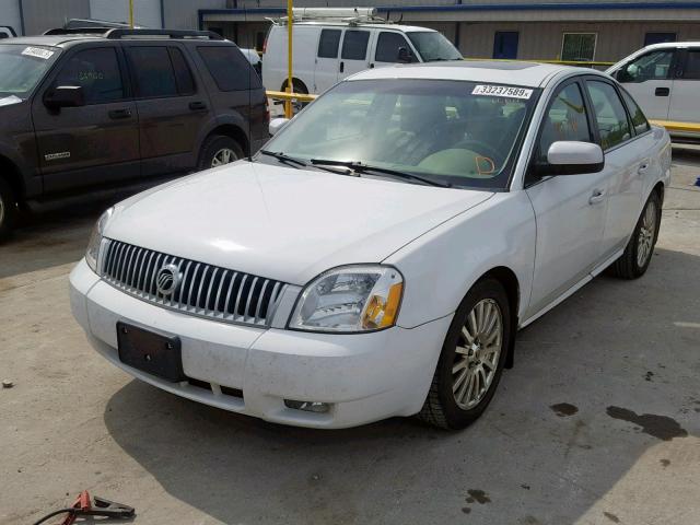 1MEFM42126G614817 - 2006 MERCURY MONTEGO PR WHITE photo 2