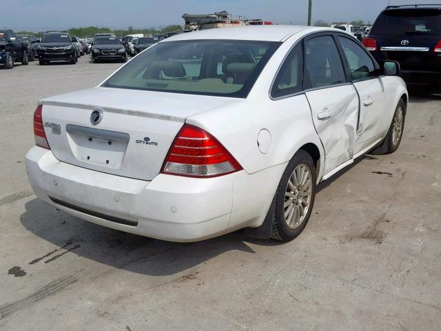 1MEFM42126G614817 - 2006 MERCURY MONTEGO PR WHITE photo 4