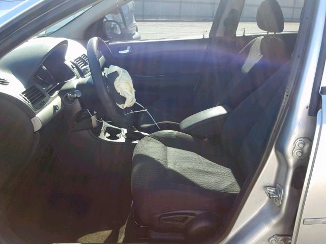 1G1AF5F55A7189149 - 2010 CHEVROLET COBALT 2LT SILVER photo 5