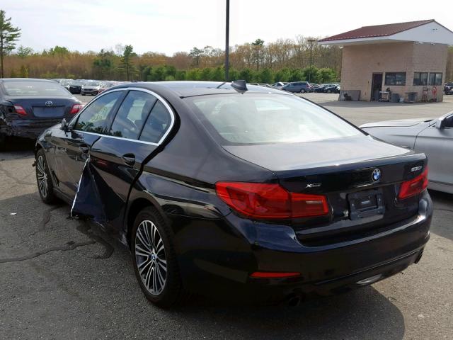 WBAJA7C57KWC77620 - 2019 BMW 530 XI BLACK photo 3