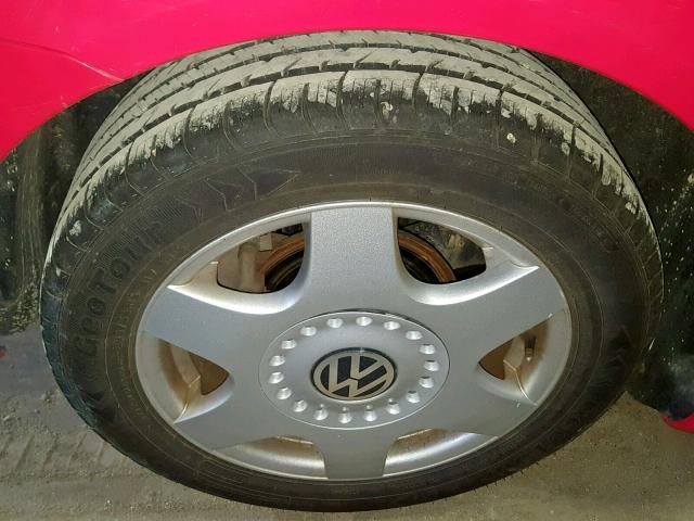 3VWCA21CXYM494601 - 2000 VOLKSWAGEN NEW BEETLE Qırmızı foto 10