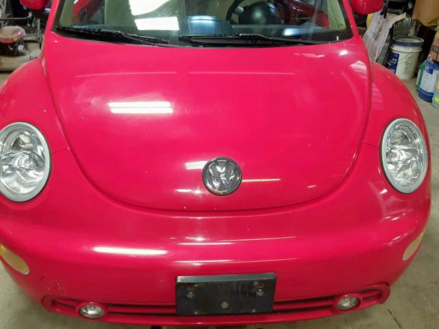 3VWCA21CXYM494601 - 2000 VOLKSWAGEN NEW BEETLE Qırmızı foto 7