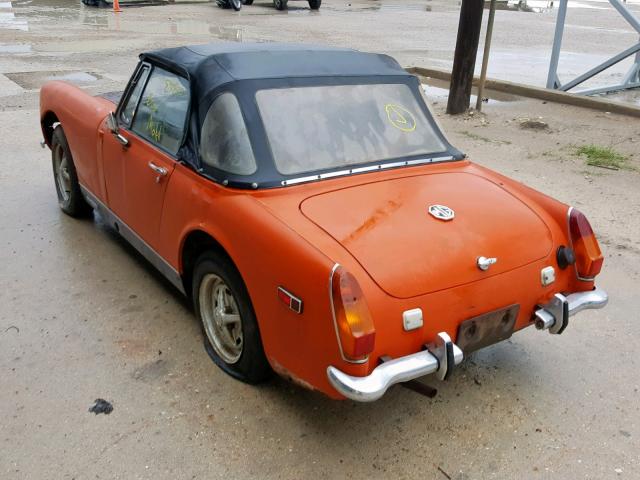 GAN5UD138085G - 1973 MG MIDGET ORANGE photo 3