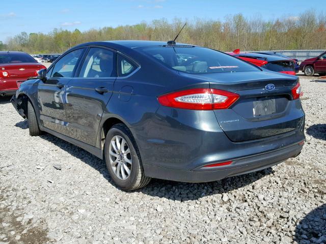 3FA6P0G78GR163603 - 2016 FORD FUSION S CHARCOAL photo 3