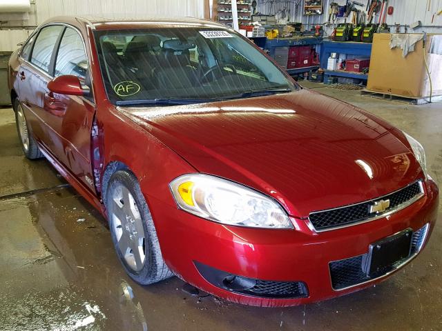 2G1WD57C391153333 - 2009 CHEVROLET IMPALA SS MAROON photo 1