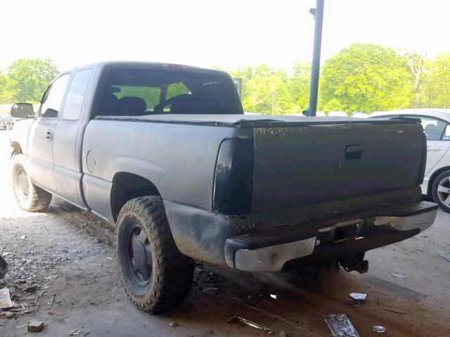 2GCEK19T111143211 - 2001 CHEVROLET SILVERADO GRAY photo 3