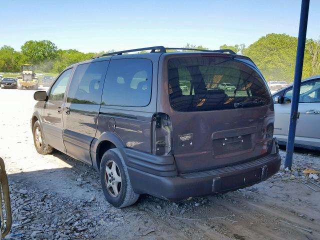 1GMDX03E71D247056 - 2001 PONTIAC MONTANA BROWN photo 3