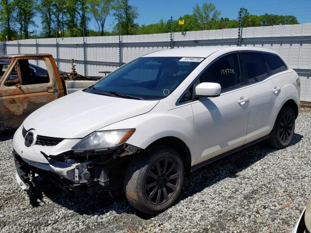 JM3ER2W52A0345209 - 2010 MAZDA CX-7 WHITE photo 2