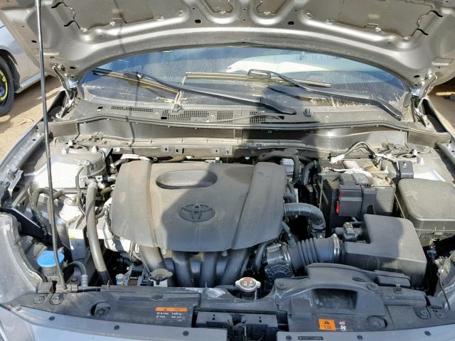 3MYDLBZV7GY109009 - 2016 TOYOTA SCION IA SILVER photo 7