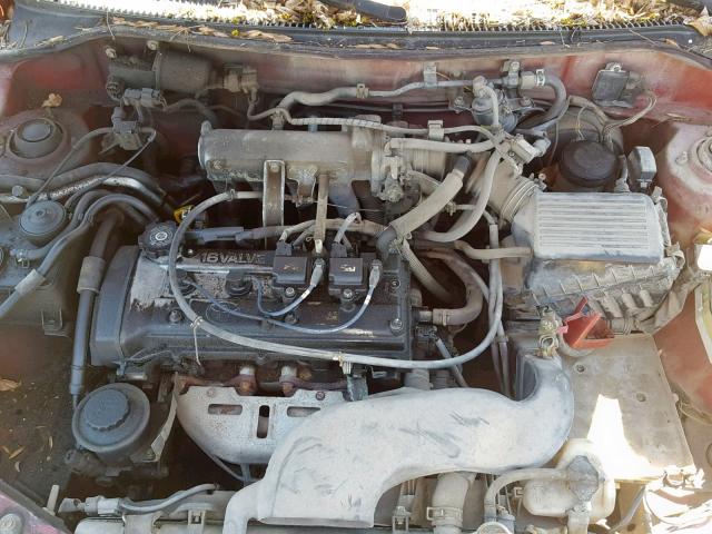 JT2AC52L6V0234336 - 1997 TOYOTA TERCEL CE RED photo 7