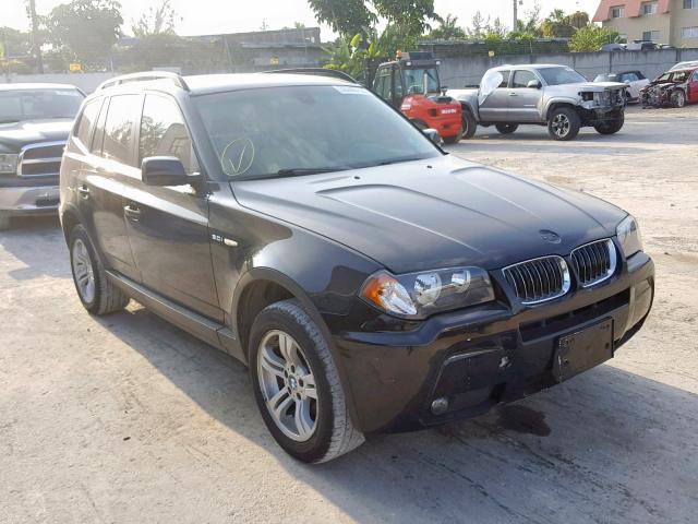 WBXPA93476WD30051 - 2006 BMW X3 3.0I BLACK photo 1