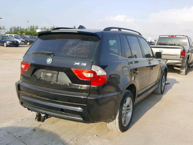 WBXPA93476WD30051 - 2006 BMW X3 3.0I BLACK photo 4