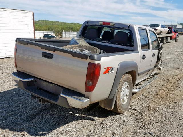 1GCDT136868172012 - 2006 CHEVROLET COLORADO TAN photo 4