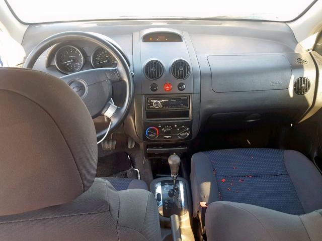 KL1TD56676B667050 - 2006 CHEVROLET AVEO BASE Көк фото 9