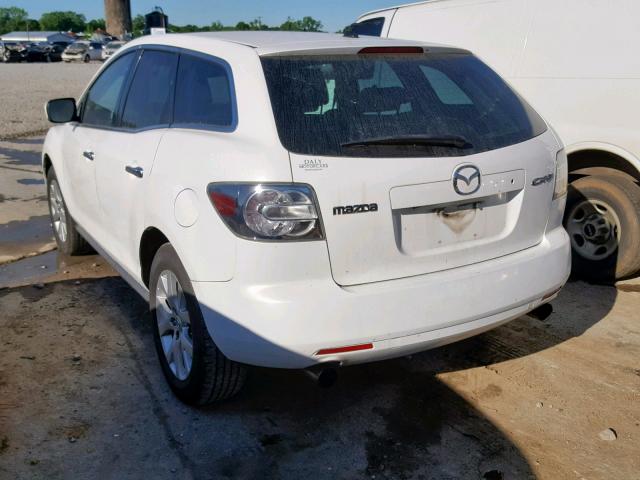 JM3ER293670102280 - 2007 MAZDA CX-7 WHITE photo 3