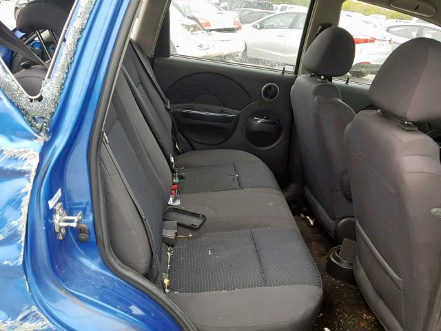 KL1TD666X8B197444 - 2008 CHEVROLET AVEO BASE Көк фото 6