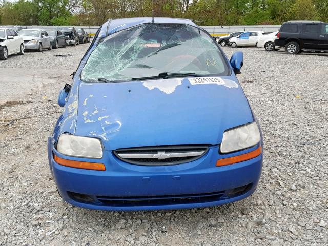 KL1TD666X8B197444 - 2008 CHEVROLET AVEO BASE Көк фото 7