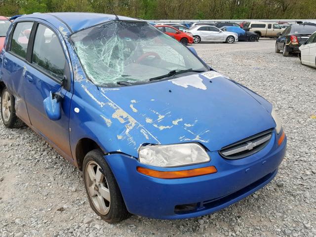 KL1TD666X8B197444 - 2008 CHEVROLET AVEO BASE Көк фото 9