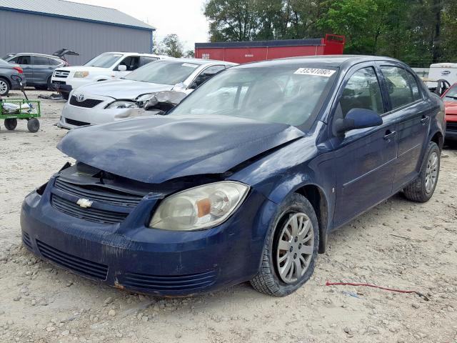 1G1AT58H897206392 - 2009 CHEVROLET COBALT LT  photo 2