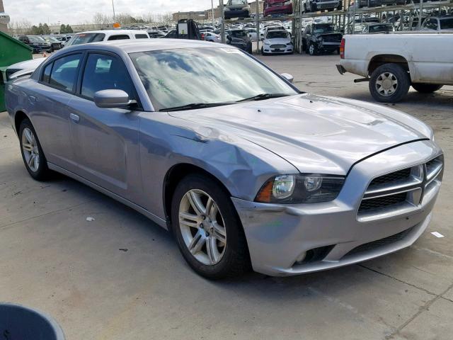 2B3CL3CG2BH521123 - 2011 DODGE CHARGER SILVER photo 1