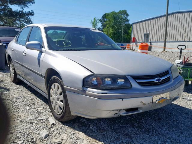 2G1WF52E649259398 - 2004 CHEVROLET IMPALA SILVER photo 1