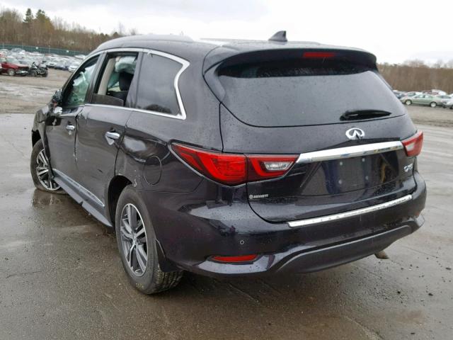 5N1DL0MMXKC504543 - 2019 INFINITI QX60 LUXE BLACK photo 3