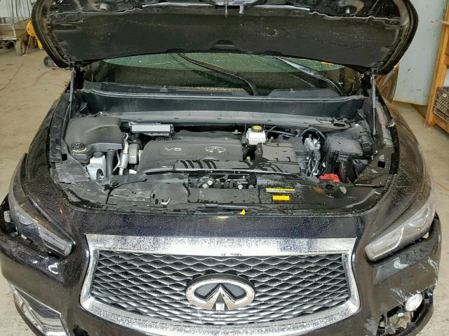 5N1DL0MMXKC504543 - 2019 INFINITI QX60 LUXE BLACK photo 7