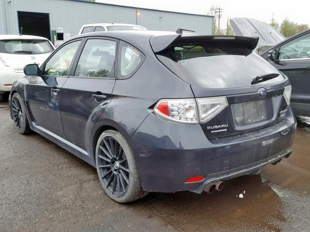 JF1GR7E68BG826038 - 2011 SUBARU IMPREZA WR GRAY photo 3