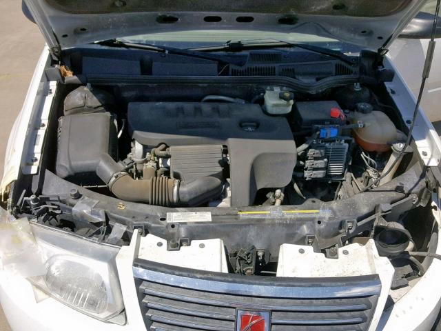 1G8AL55F87Z111966 - 2007 SATURN ION LEVEL WHITE photo 7