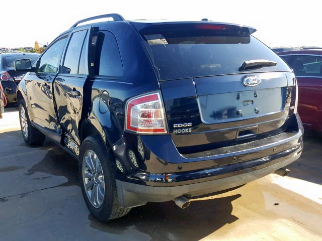 2FMDK3JC5ABB33970 - 2010 FORD EDGE SEL BLUE photo 3