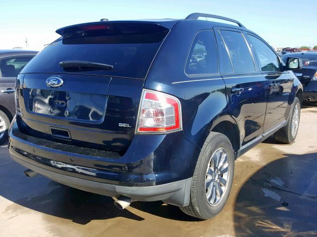 2FMDK3JC5ABB33970 - 2010 FORD EDGE SEL BLUE photo 4