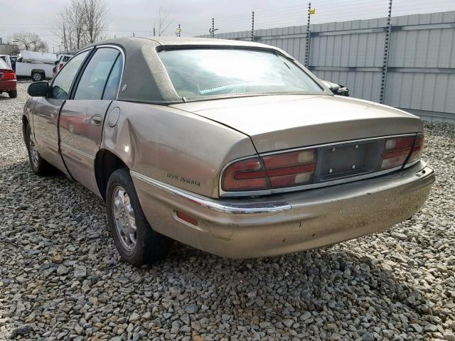 1G4CW54K914298025 - 2001 BUICK PARK AVENU CREAM photo 3