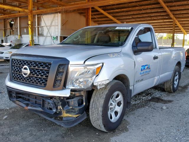 1N6AA1R70HN525871 - 2017 NISSAN TITAN S SILVER photo 2