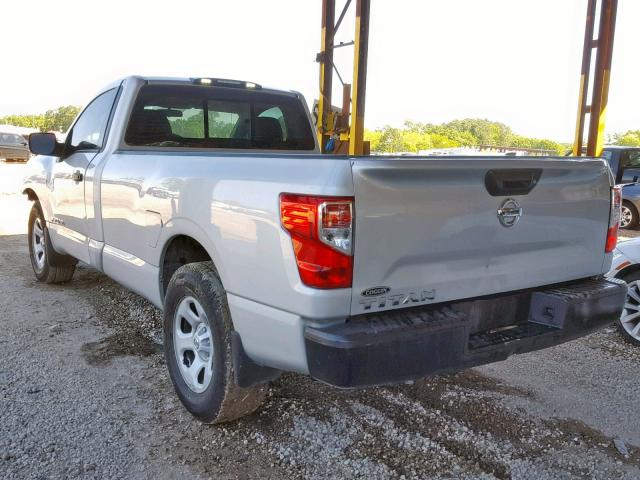 1N6AA1R70HN525871 - 2017 NISSAN TITAN S SILVER photo 3