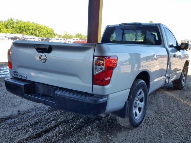 1N6AA1R70HN525871 - 2017 NISSAN TITAN S SILVER photo 4