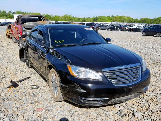 1C3CCBABXCN158034 - 2012 CHRYSLER 200 LX BLACK photo 1