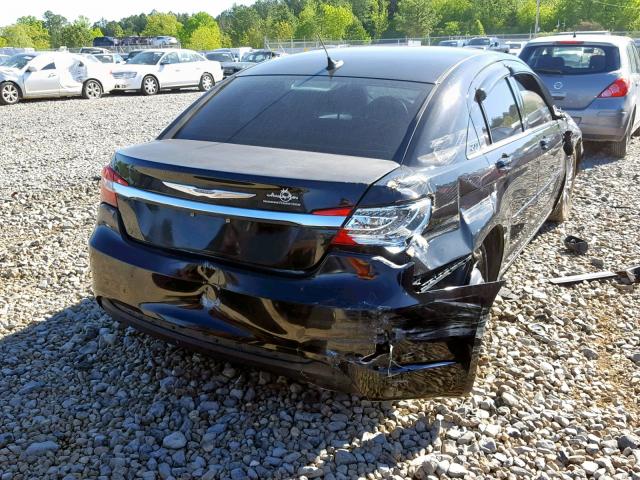 1C3CCBABXCN158034 - 2012 CHRYSLER 200 LX BLACK photo 4