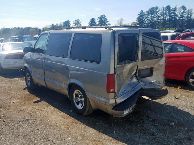 1GNDM19X02B150149 - 2002 CHEVROLET ASTRO BEIGE photo 3