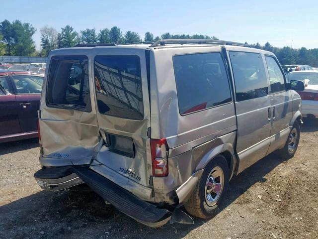 1GNDM19X02B150149 - 2002 CHEVROLET ASTRO BEIGE photo 4