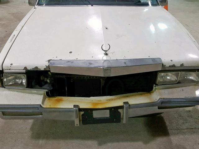 1G6CD4784G4334705 - 1986 CADILLAC DEVILLE BA WHITE photo 7