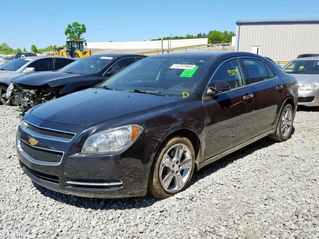 1G1ZD5EU9CF250075 - 2012 CHEVROLET MALIBU 2LT BLACK photo 2