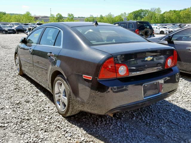 1G1ZD5EU9CF250075 - 2012 CHEVROLET MALIBU 2LT BLACK photo 3