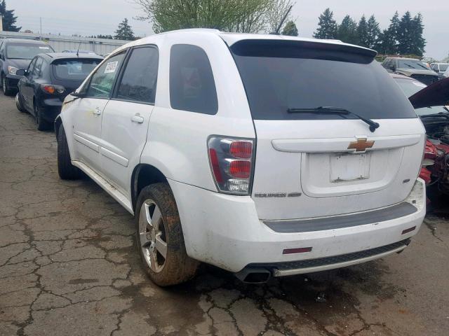 2CNDL037586057083 - 2008 CHEVROLET EQUINOX SP WHITE photo 3