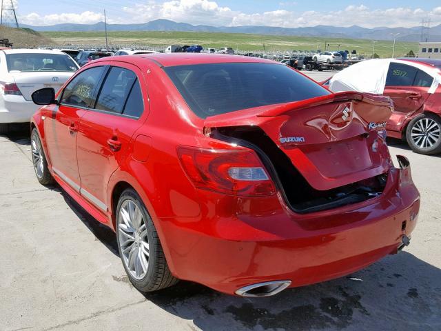 JS2RF9A8XB6110199 - 2011 SUZUKI KIZASHI SP RED photo 3