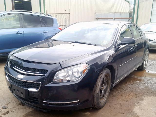 1G1ZC5EB8A4129077 - 2010 CHEVROLET MALIBU 1LT BLACK photo 2