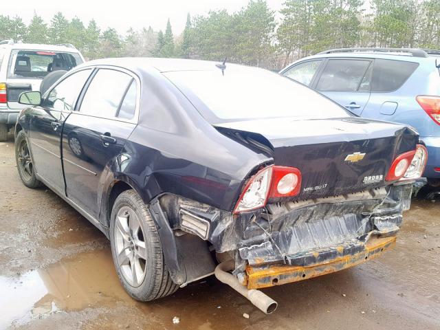 1G1ZC5EB8A4129077 - 2010 CHEVROLET MALIBU 1LT BLACK photo 3